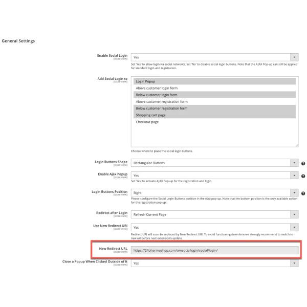 Social login