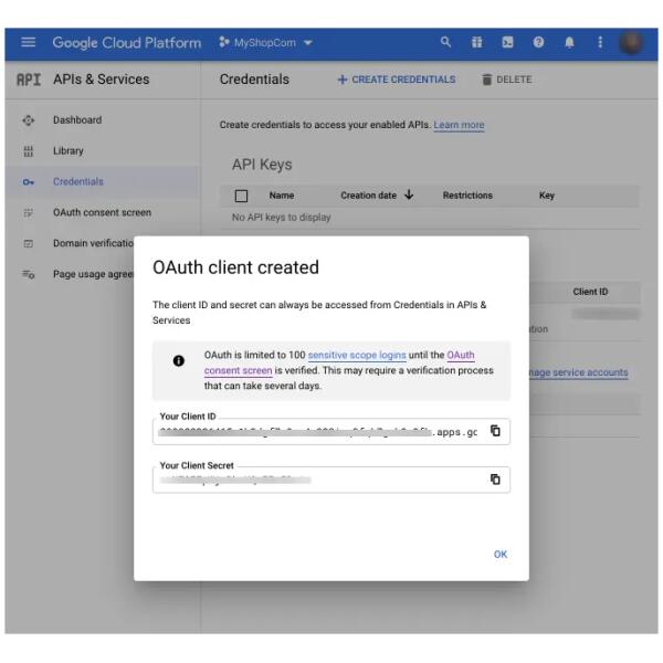 Social login