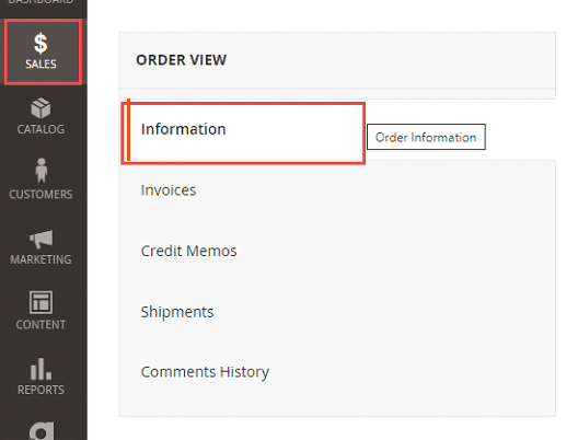 การจัดการคำสั่งซื้อ Magento 2