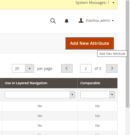 การจัดการ Attribute