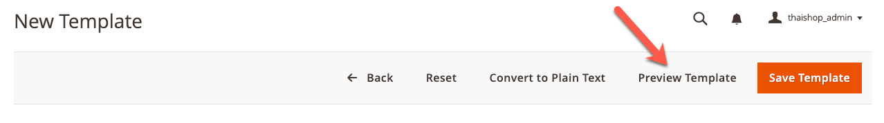 วิธีการแก้ไข Template Email